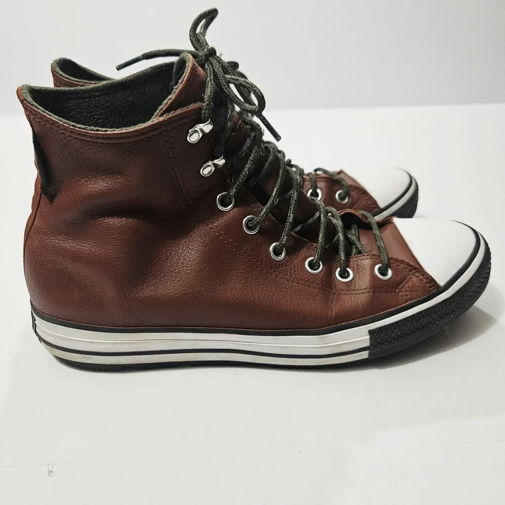 Converse Chuck Taylor All Star Counter Climate Waterproof Leather Brown Size 10